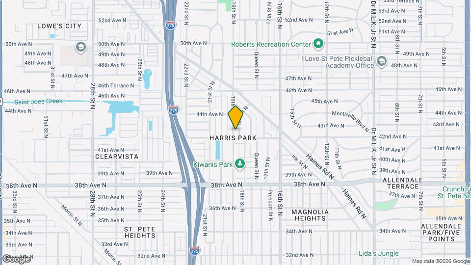 4222 18th St N Map and Location Details