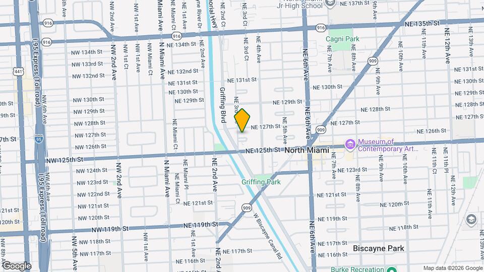 325 NE 126th St Map and Location Details
