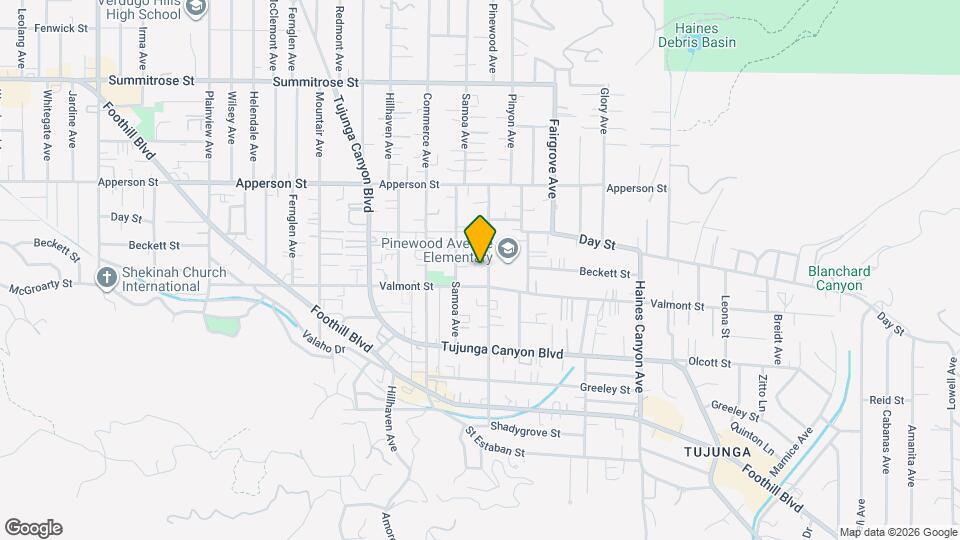 10119 Pinewood Ave, Unit Condo for Rent Map and Location Details