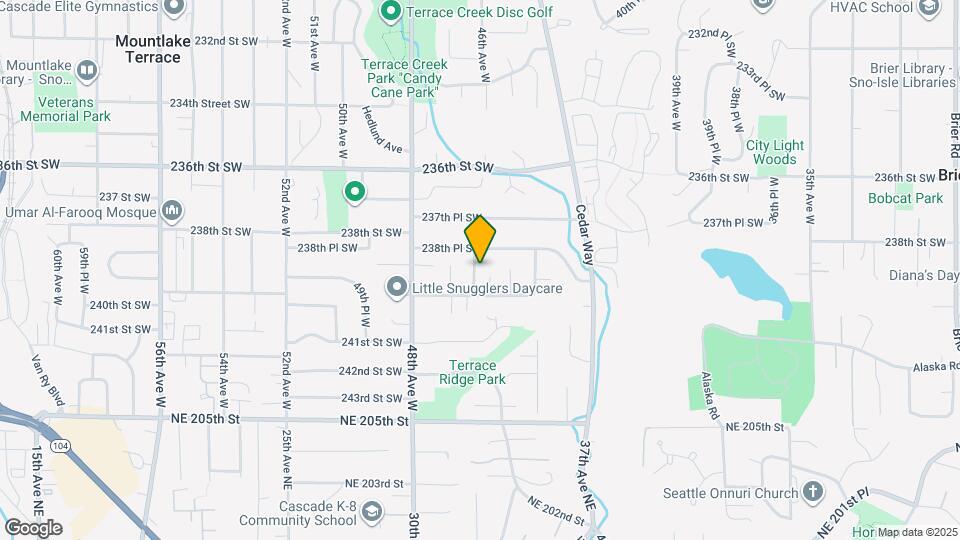 23901 46th Ave W Map and Location Details