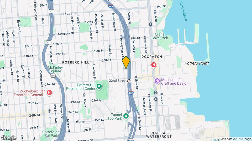 619 Pennsylvania Ave Map and Location Details