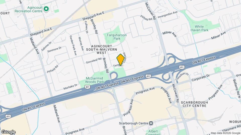 7 Snowhill Crescent Map and Location Details
