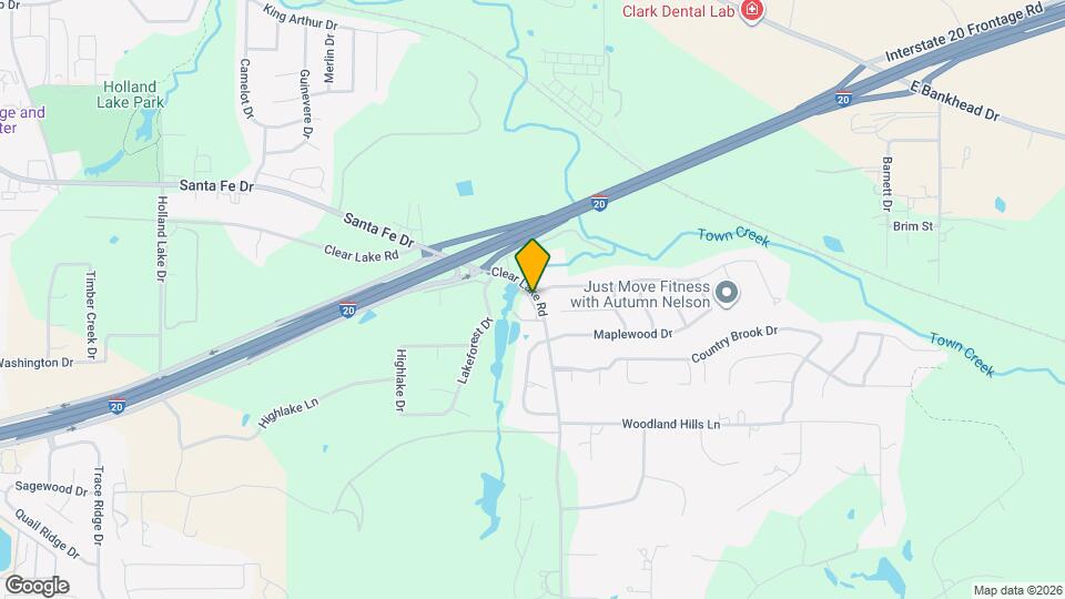 2116 Clear Lake Rd Map and Location Details