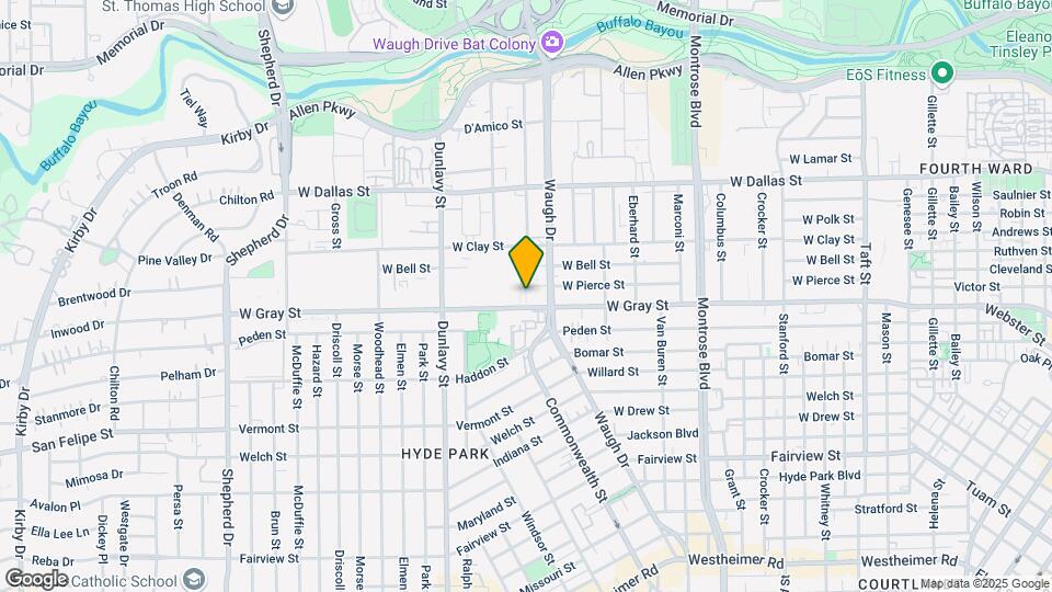1404 W Gray St Map and Location Details