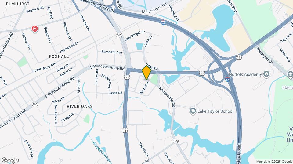 1465 Kempsville Rd Map and Location Details