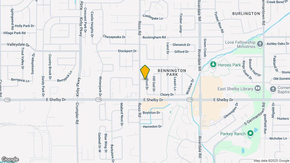 4613 Blandford Dr Map and Location Details