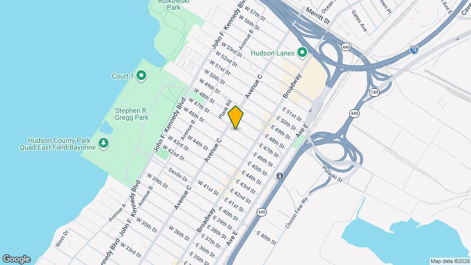 42 W 47th St Map and Location Details