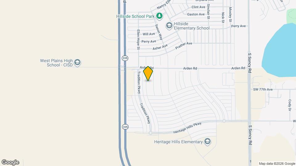 7517 Arlo Dr Map and Location Details