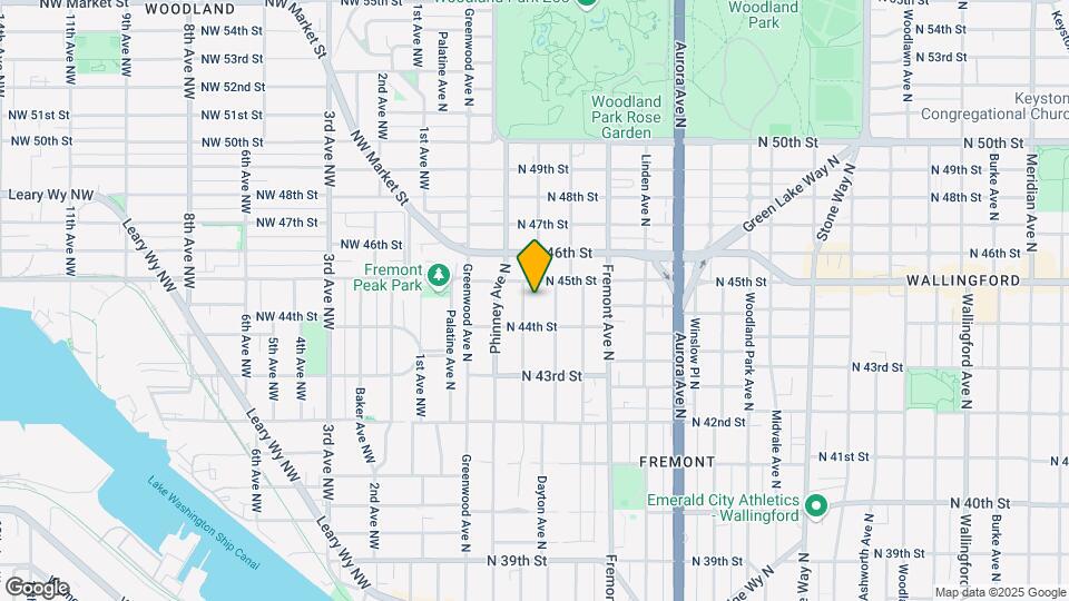 4422 Francis Ave N Map and Location Details