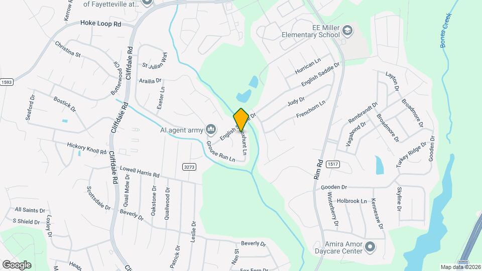 910 Foxhunt Ln Map and Location Details