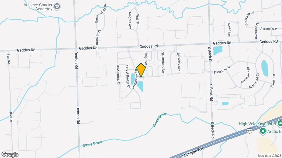 4481 Bridgeview Ln Map and Location Details