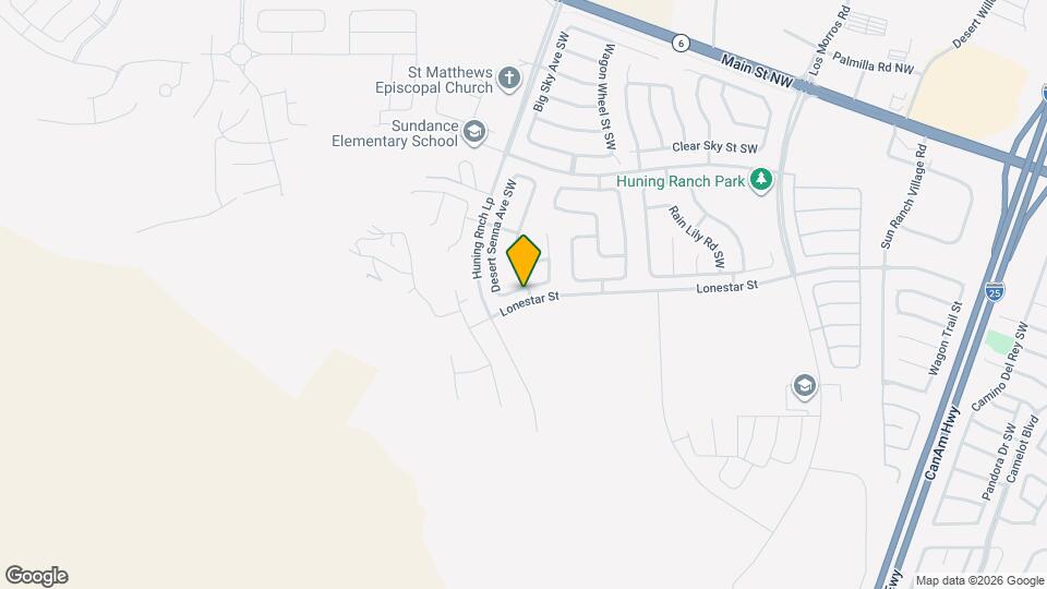 3401 Prairie Sage St SW Map and Location Details