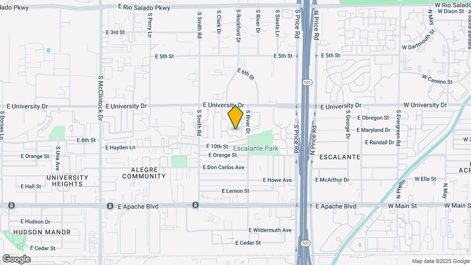 850 S River Dr, Unit 1071 Map and Location Details