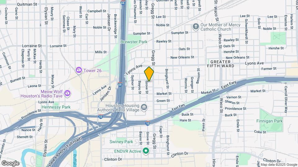 1410 Grove St Map and Location Details