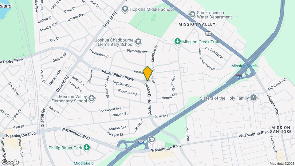 41918 Paseo Padre Pkwy Map and Location Details