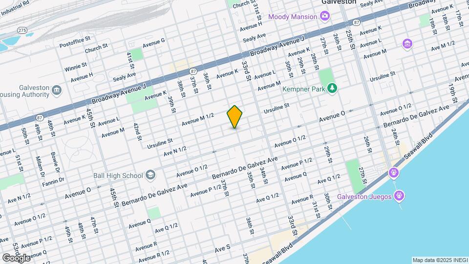 1523 35th Street, Unit 1 Map and Location Details