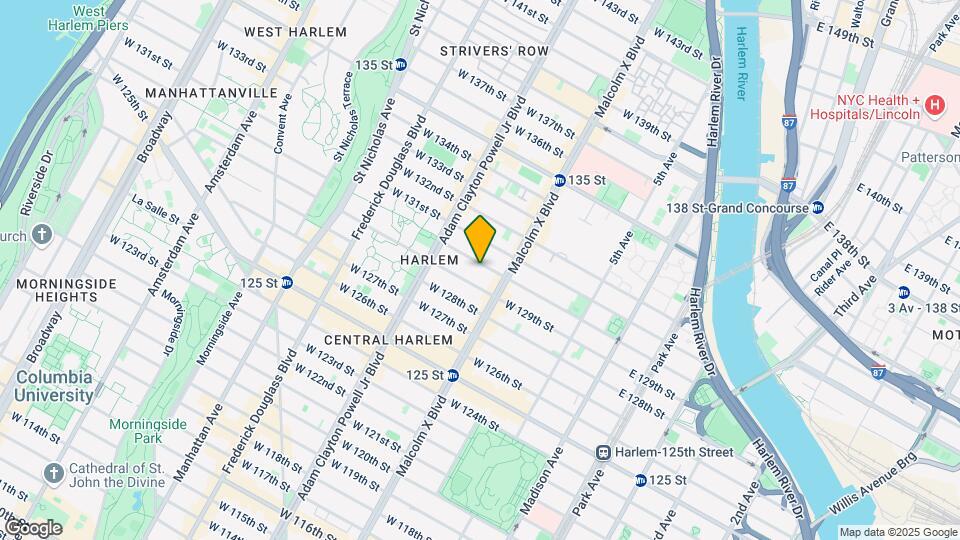 122 W 130th St Map and Location Details