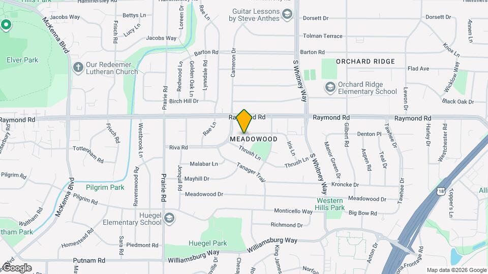 5830 Balsam Rd, Unit Balsam Apartments #4 Map and Location Details