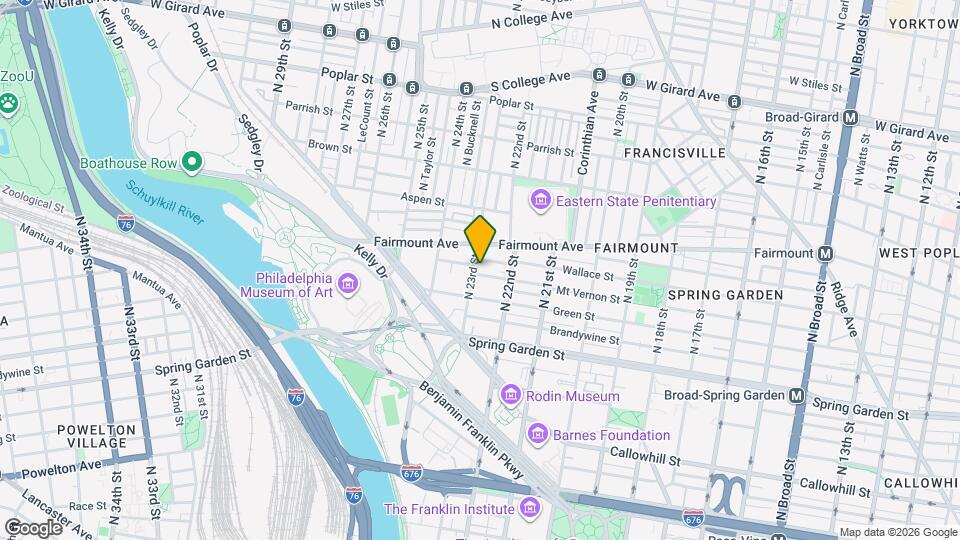 2225 Mt Vernon St Map and Location Details