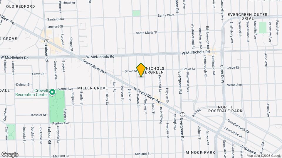 16738 Patton St Map and Location Details