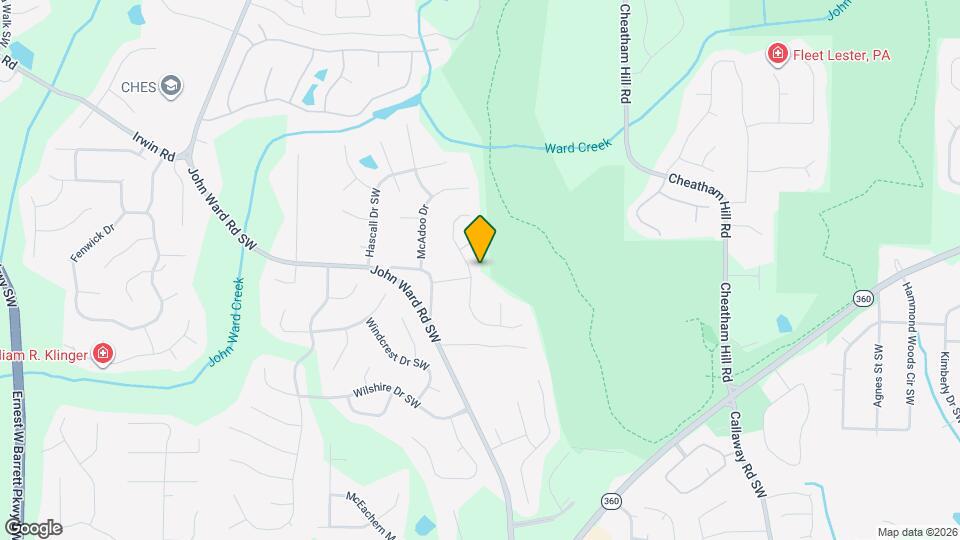 1523 Fallen Leaf Dr SW Map and Location Details