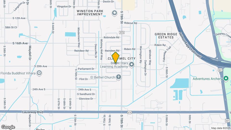 7515 Tidewater Trail Map and Location Details