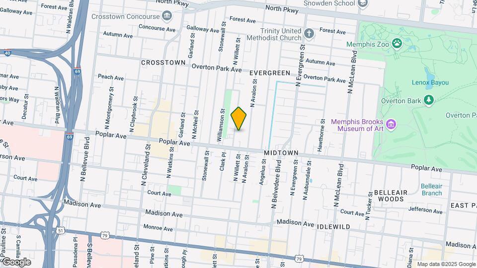 224 N Willett St Map and Location Details