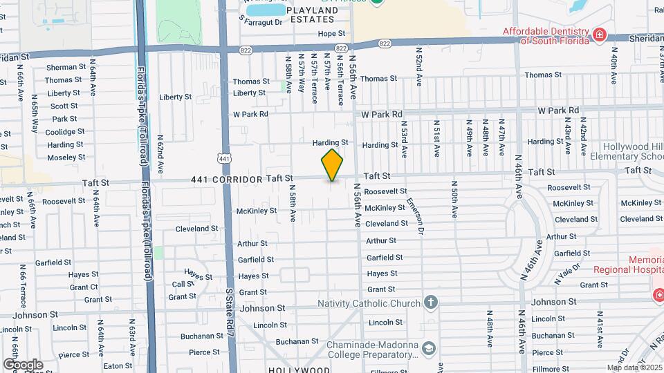 5640 Taft St Map and Location Details