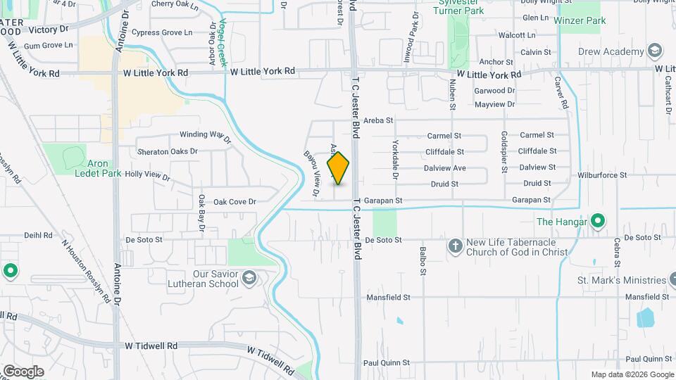 6406 Ashton St Map and Location Details