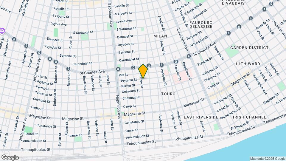 4032 Prytania St Map and Location Details