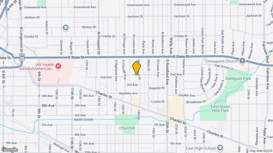 2021 2nd Ave Map and Location Details