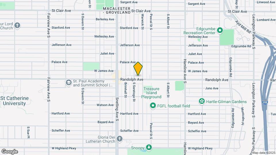 1509 Randolph Ave Map and Location Details