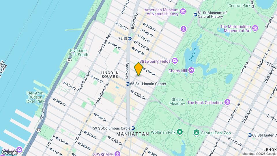 45 W 67th St Map and Location Details