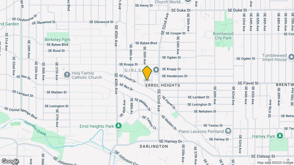 7502 SE 50th Ave Map and Location Details