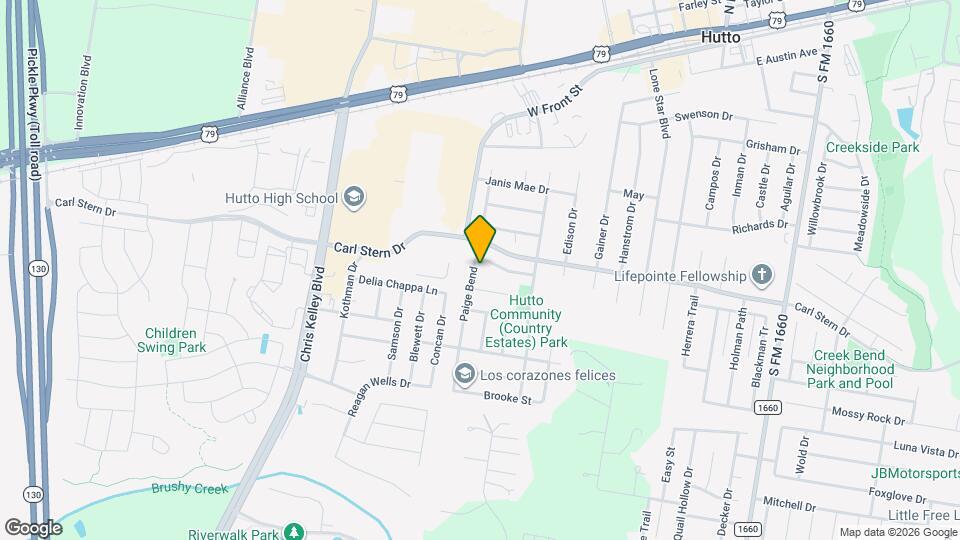 133 Paige Bend Map and Location Details