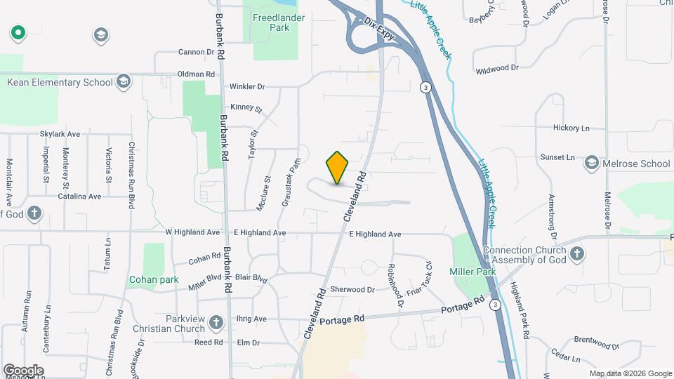 596 Forest Creek Dr Map and Location Details