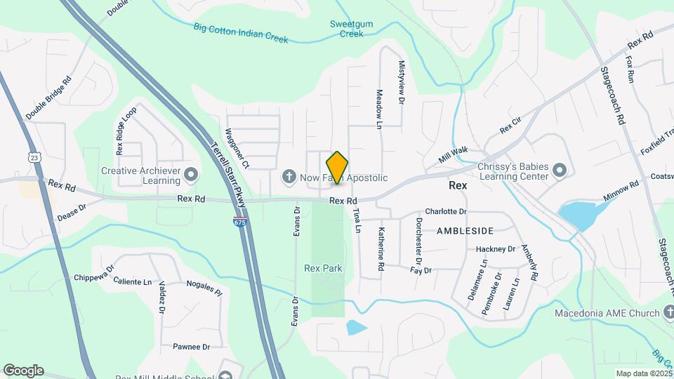5980 Creekside Dr Map and Location Details