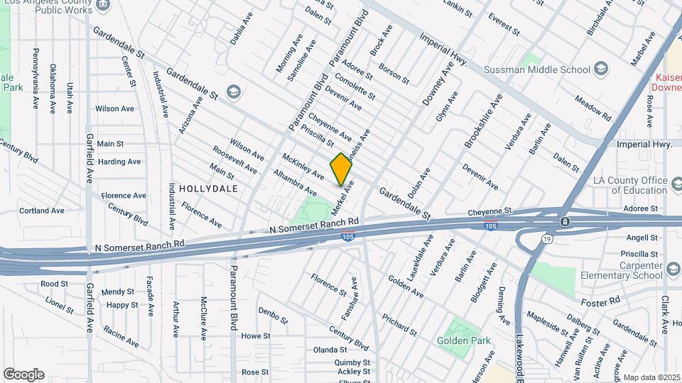 8166 Mckinley Ave Mapa y Detalles de la Ubicación