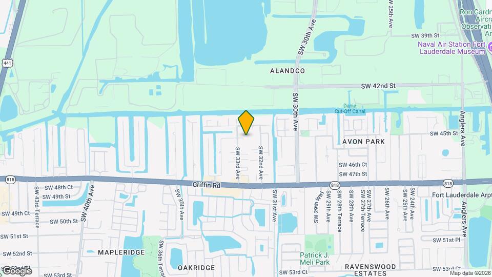 4518 SW 33rd Ave Map and Location Details