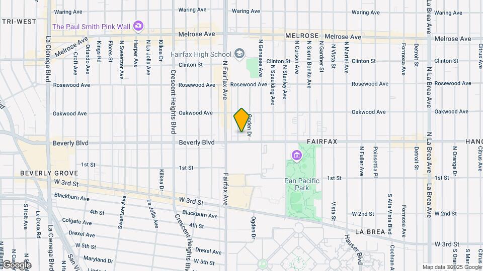 314 N Orange Grove Ave Map and Location Details