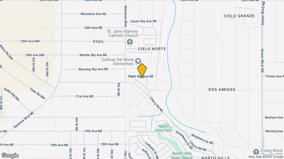 1117 Sand Dune Rd NE Map and Location Details