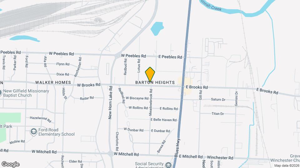 8 E Brooks Rd Map and Location Details