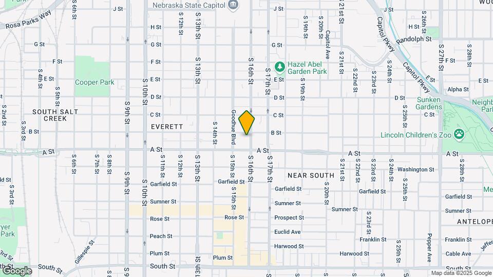 1315 S 16th St Map and Location Details