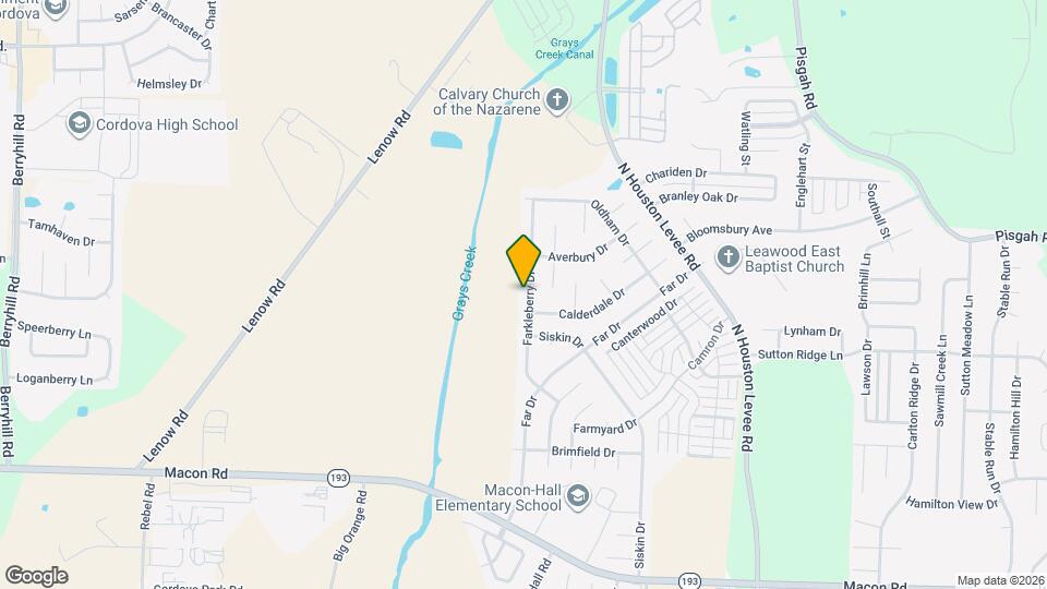 1615 Farkleberry Dr Mapa y Detalles de la Ubicación