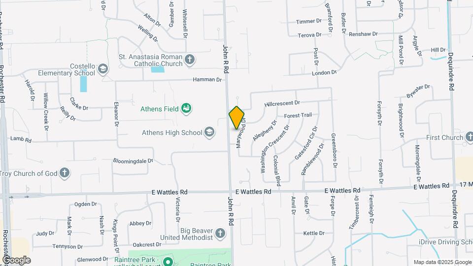 4233 Marywood Dr Mapa y Detalles de la Ubicación