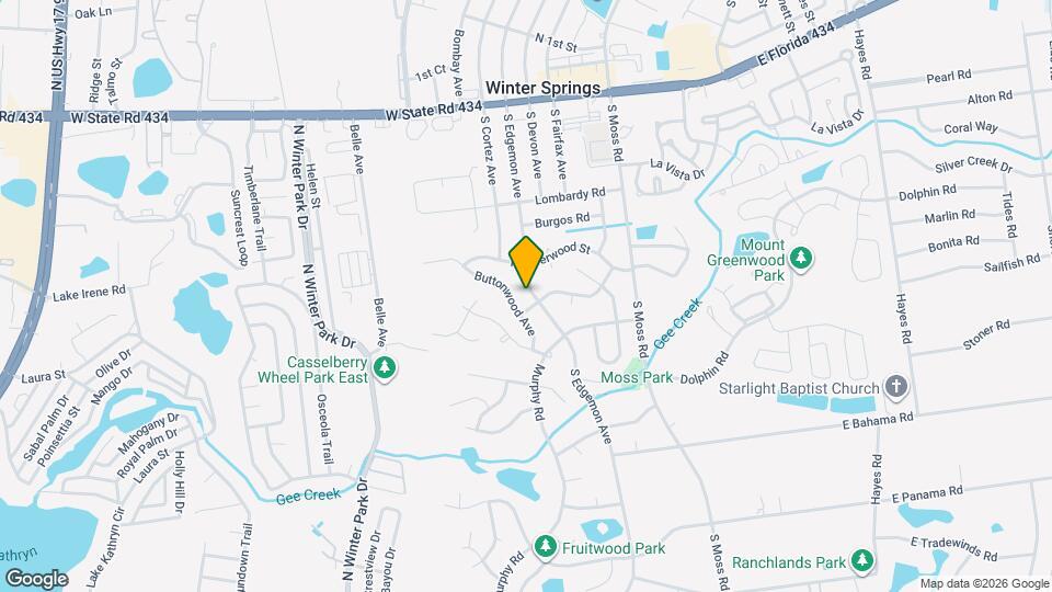 310 S Edgemon Ave Mapa y Detalles de la Ubicación