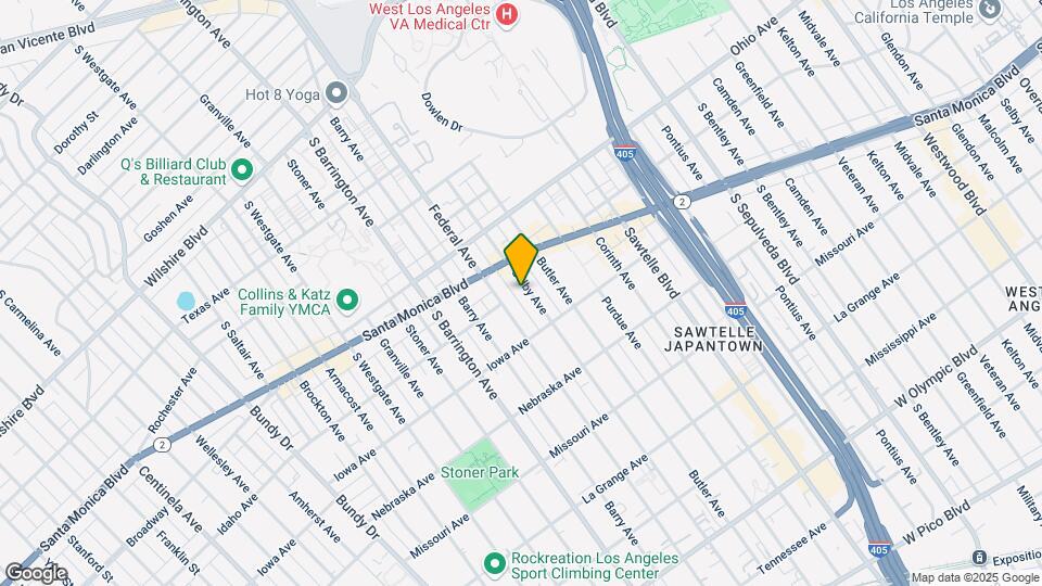 1635 Colby Ave Map and Location Details