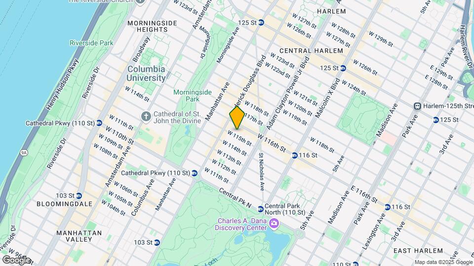 235 W 115th St Mapa y Detalles de la Ubicación