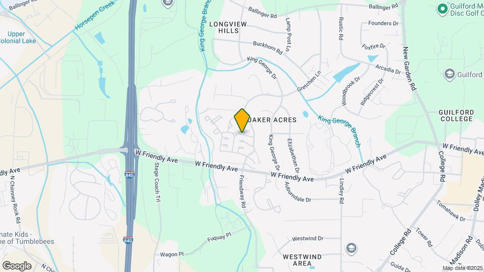 6607 Earnhardt Dr Map and Location Details