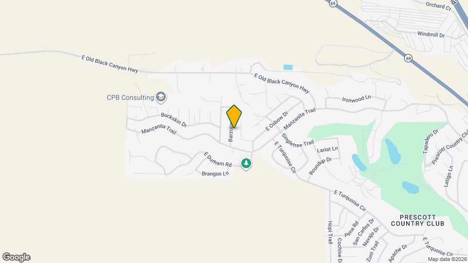 1251 Barzona Ave Map and Location Details